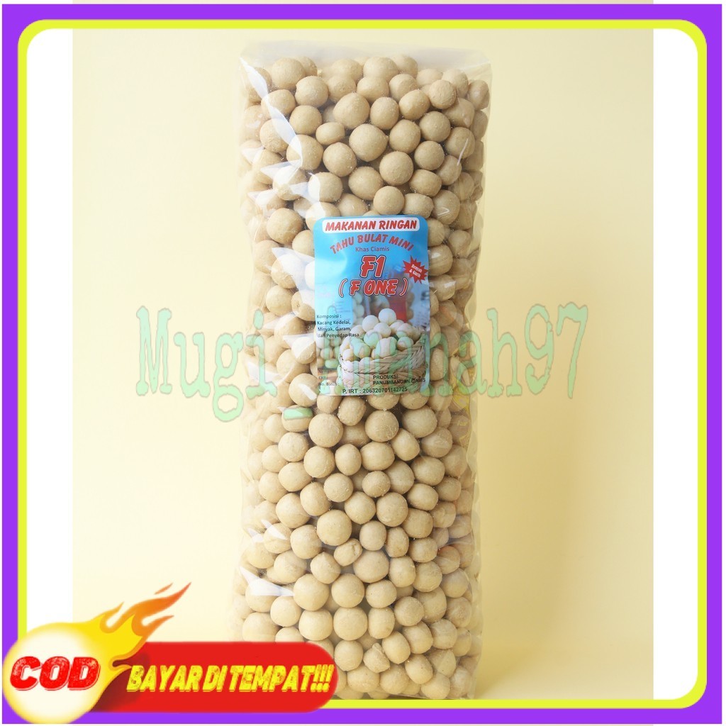 

Tahu Bulat Mini Kering F1 Ayam Bawang 1000gr (1 kg)