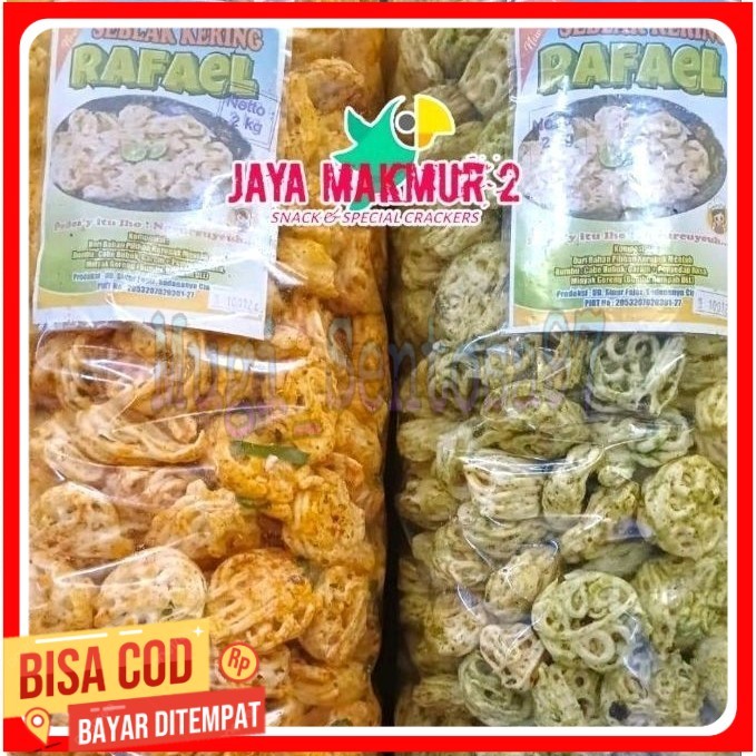 

1kg seblak kering RAFAEL mawar pedas daun jeruk