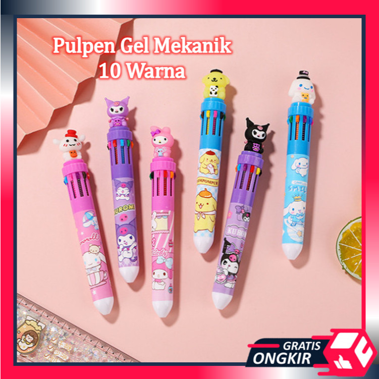 

Gratis Ongkir - S5685 Pulpen Gel Mekanik 10 Warna / Pulpen Gel Motif Karakter Sanrio / Pena Mekanik