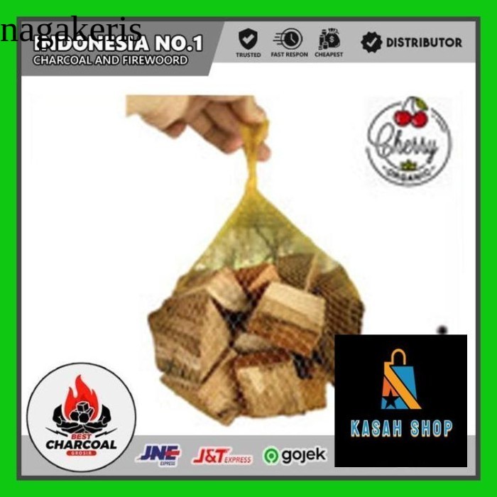 

- Kayu Bakar Smoke Wood Chunks 1Kg Rambutan Pellet Premium Quality - Wood Chunks, Kayu Rambutan laris
