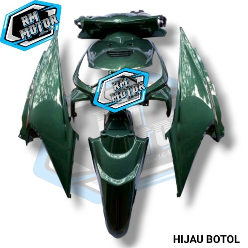 

FULL BODY HALUS HONDA BEAT KARBU 2008 - 2012 ( HIJAU BOTOL ) CUSTOM WARNA GLOSSY CAT DUCCO , BISA REQUEST WARNA