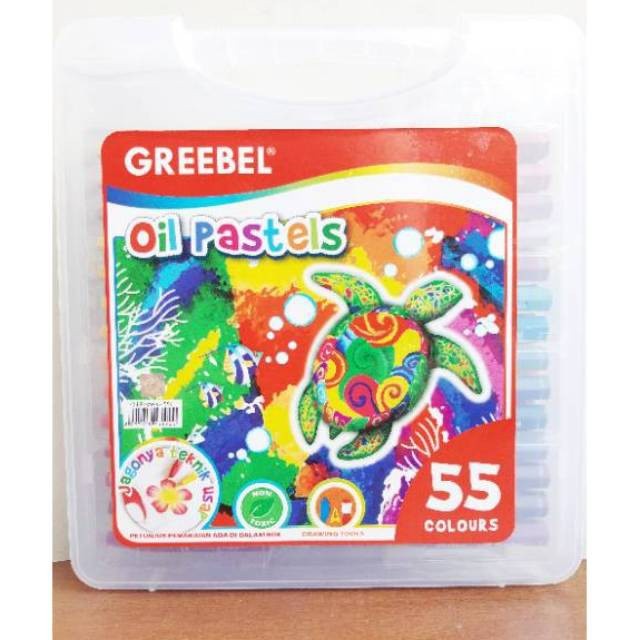 

Krayon / Crayon Oil Pastel 55 Warna - Greebel