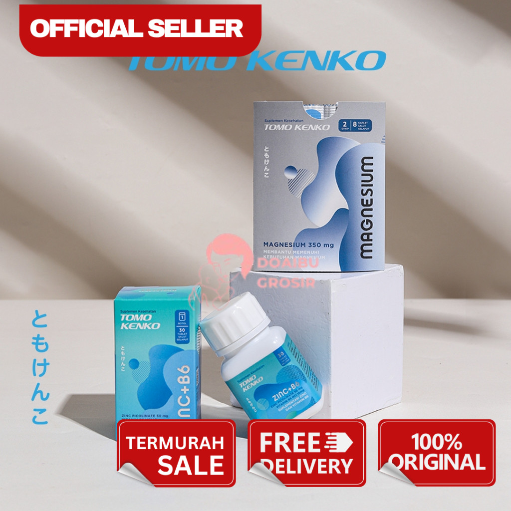 Combo Tomo Kenko  Magnesium 1 Sleeve & Zinc+B6