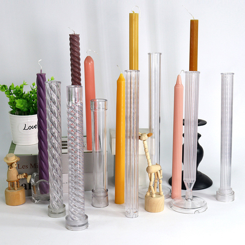 

Cylindrical Church Candle Mold DIY Long Pole Candle Mould Craft Gift Handmade Candlelight Dinner Candles Making Wax Decoration