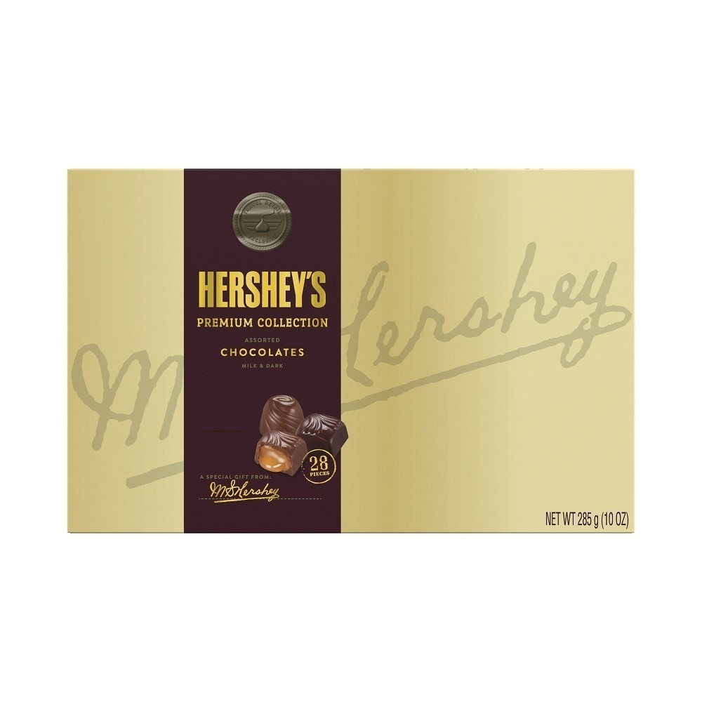 

Coklat HERSHEY'S Premium Collection Assorted Chocolate 285gram isi 28pcs asal USA