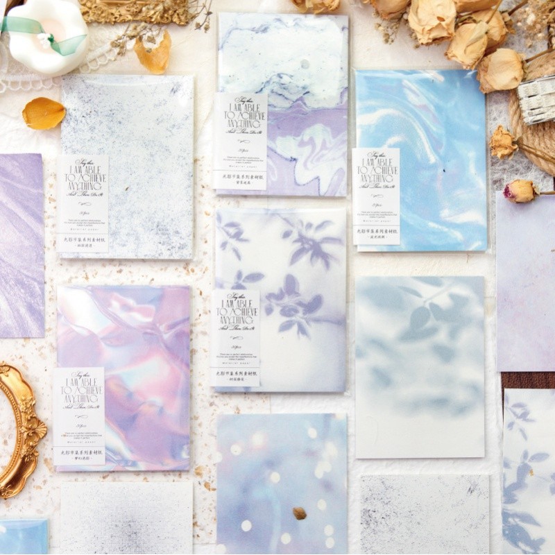 

Mr.Paper 30pcs Ins Light And Shadow Base Paper For Decoration And Scrapbooking,