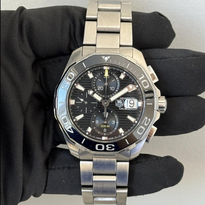 Tāg Hēuēr Aquaracer CAY211A.BA0927 Calibre 16 Chronograph Automatic Watch
