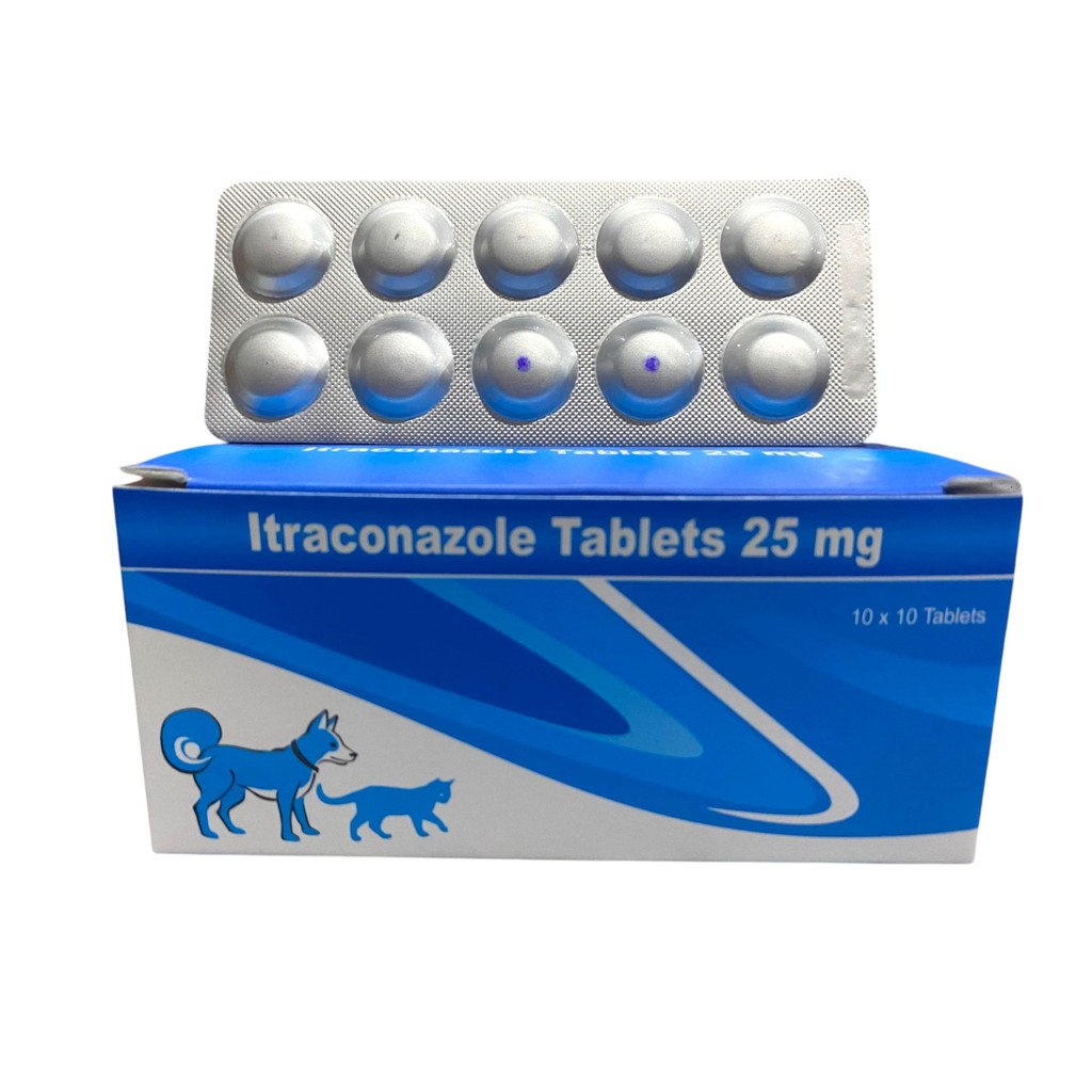 Itraconazole 25mg obat jamur kucing anjing 1biji