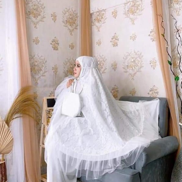 mukena brokat mewah terbaru