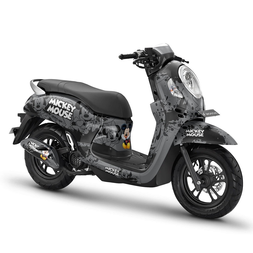 Decal  Full body + Stiker Dashboard Scoopy Prestige - Scoopy FI - FI ESP 2017-2019 MICKEY MOUSE