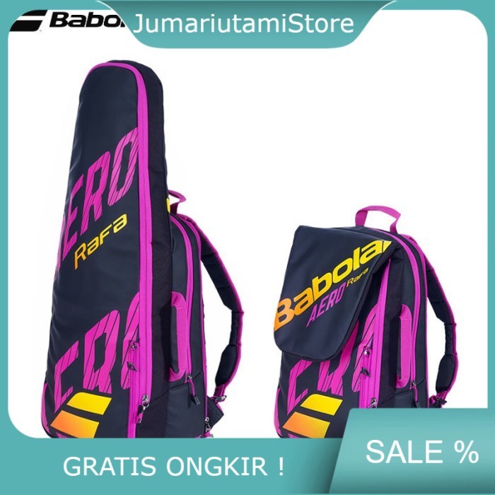 BABOLAT Tenis Bag 2in1 Backpack Bag Aero Pure Wim Strike Rafa Series - RAFA - Jumariutamistore
