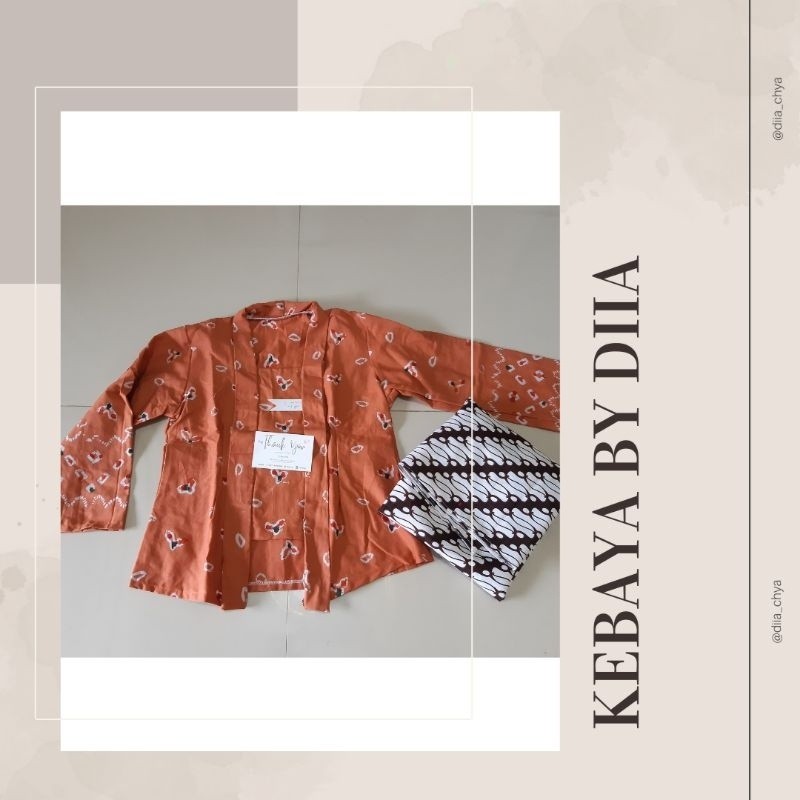 LURIK Lurik SATU STEL KEBAYA KUTUBARU ANAK PEREMPUAN 1TAHUN- 10TAHUN __ MOTIF JUMPUTAN DENGAN ROK/JA