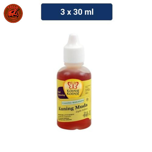 

Koepoe Koepoe Pewarna Makanan Kuning Muda 3 x 30 mL