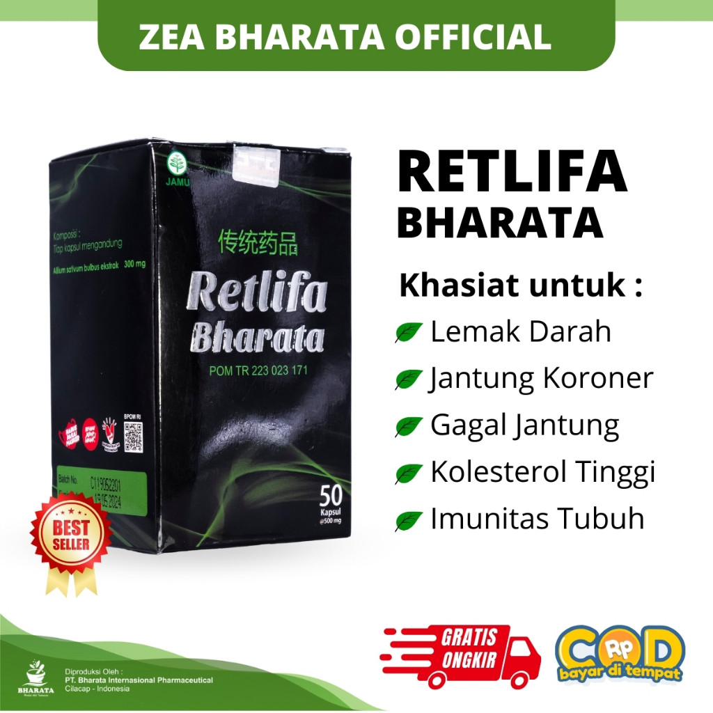 Obat Penyakit Jantung Ampuh RETLIFA BHARATA Original Obat Jantung Bengkak Obat Penyumbatan Jantung