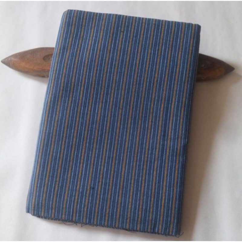 Baju Kain Lurik Biru Kuning