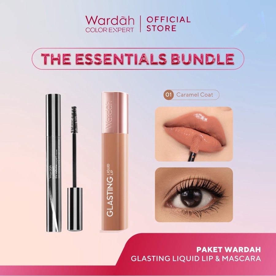 [SPECIAL BUNDLE COLOURVERSE FREE MICELLAR WATER] WARDAH — Glasting x EyeXpert The Volume Expert Masc