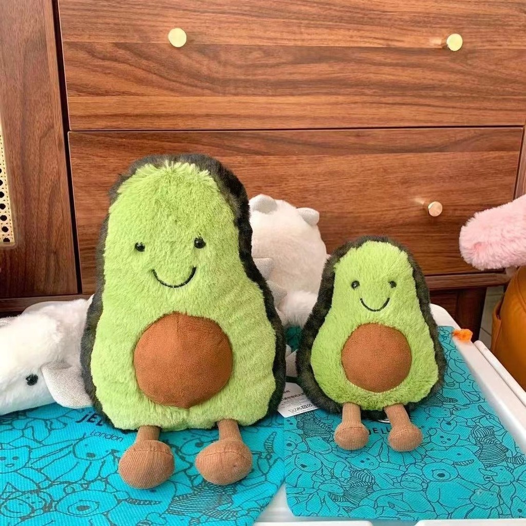 JELLYCAT Fun Avocado Crossbody Bag Cute Fashion Fruit Plush Shoulder Soft Versatile Bag Gift