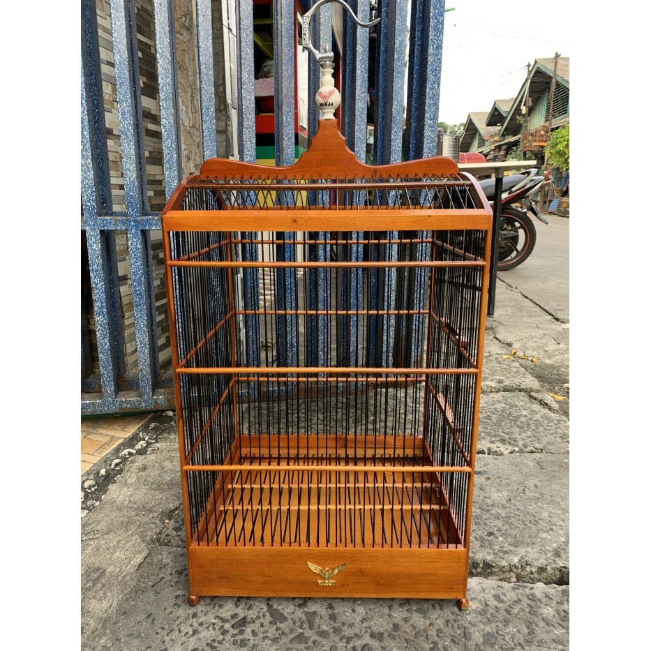 SANGKAR KANDANG KOTAK RADJA COKLAT NO 2