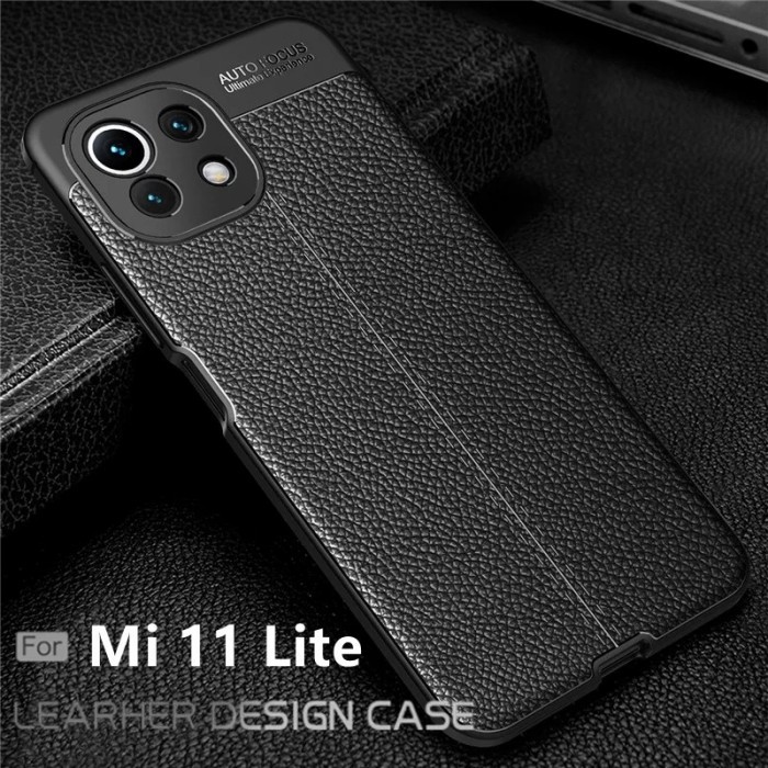 CASE XIAOMI MI 11 LITE MI11 LITE AUTOFOCUS CARBON KULIT ANTI SHOCKPROF