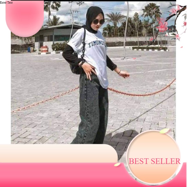 celana kulot snow jeans // kulot snow black // kulot jeans wanita/ Best Product