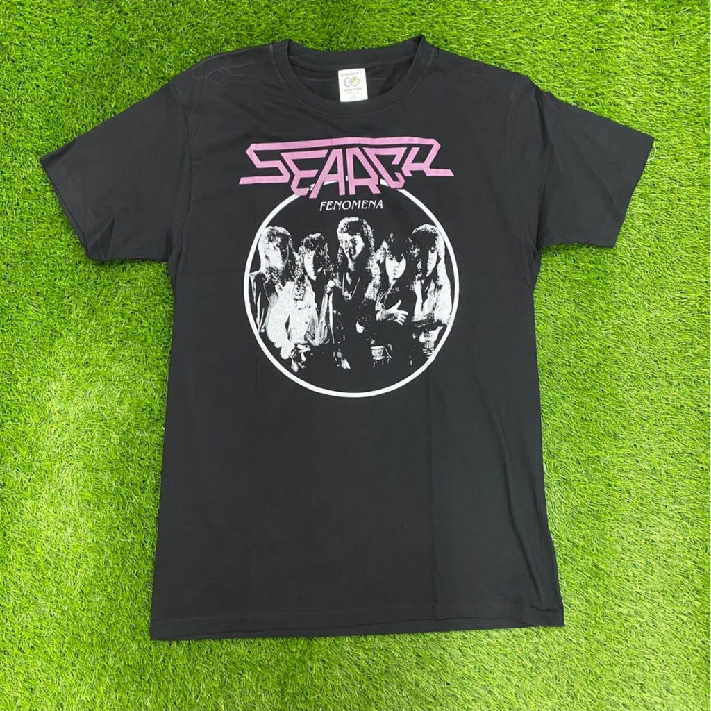 kaos pria Search Fenomena 89 Album Limited Rock Band Shirts High-Quality Rockers T-Shirt # Fender Ib