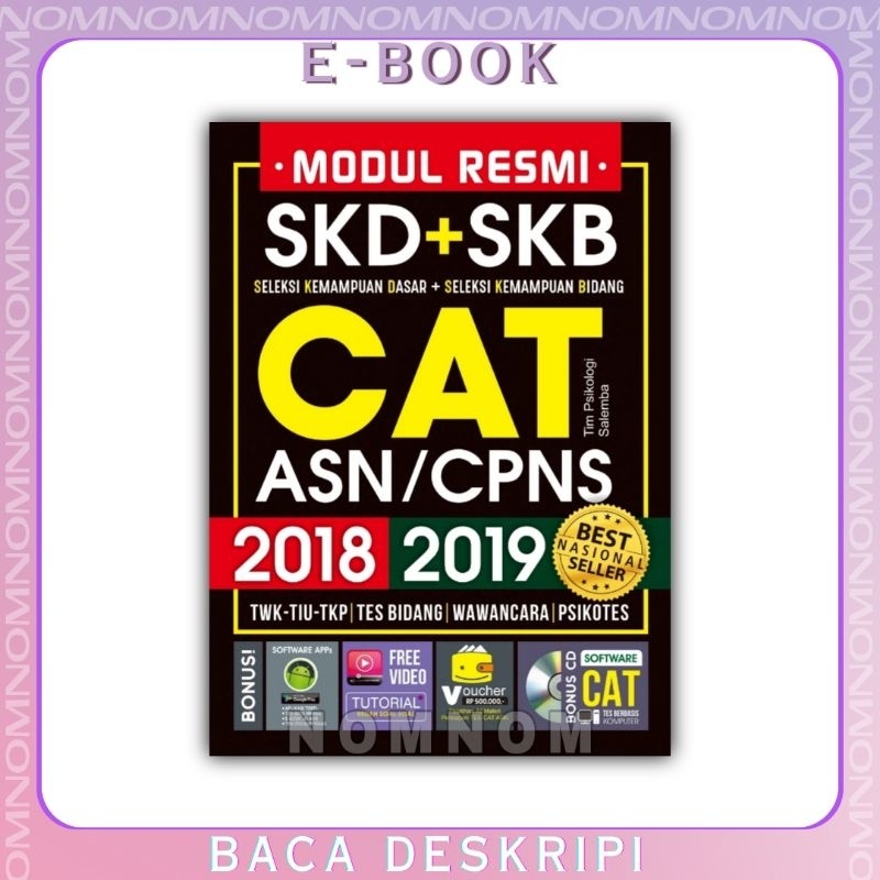 

[Indonesia] MODUL RESMI SKD+SKB CAT ASN/CPNS 2018/2019