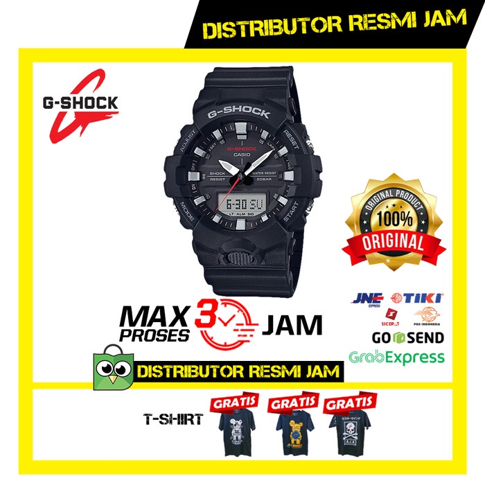 GShock GA-800-1ADR GA-800 GA800 Garansi Resmi 2 Tahun