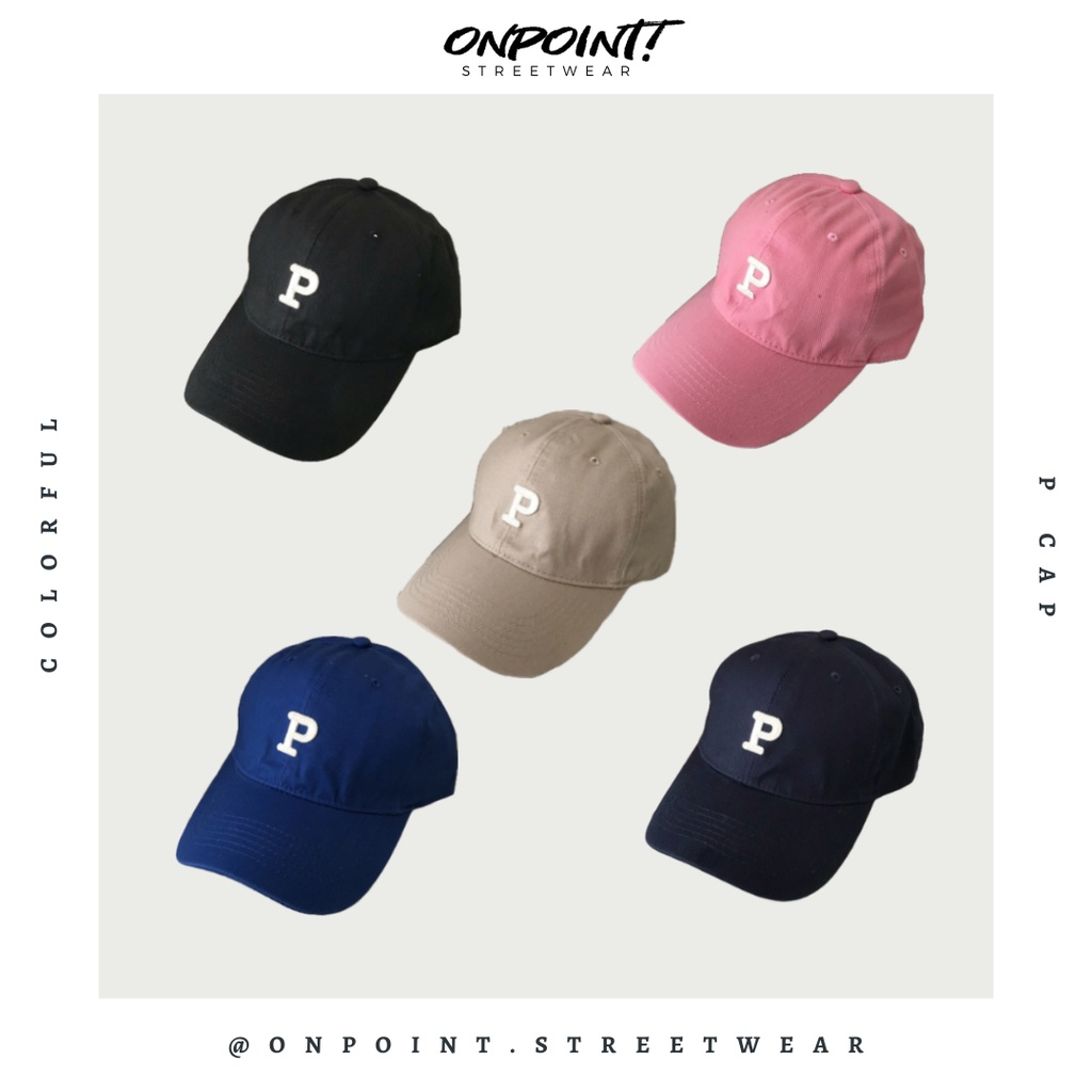 P Cap - Topi pria distro topi pria bisbol topi pria dewasa topi baseball pria topi baseball original