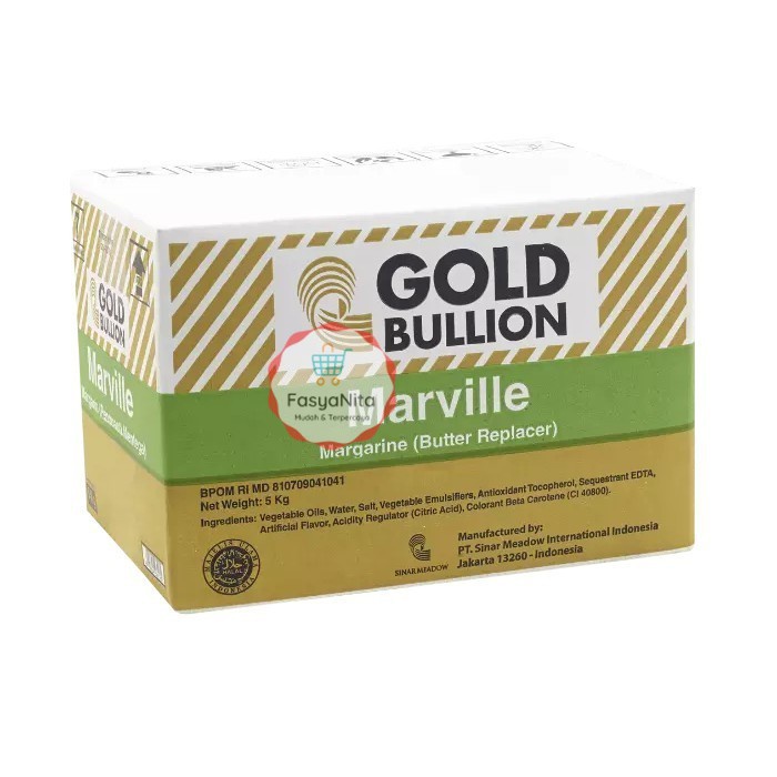 

GROSIR Gold Bullion Marville Margarin [Dus 5 kg] - FasyAnita Mart Denpasar