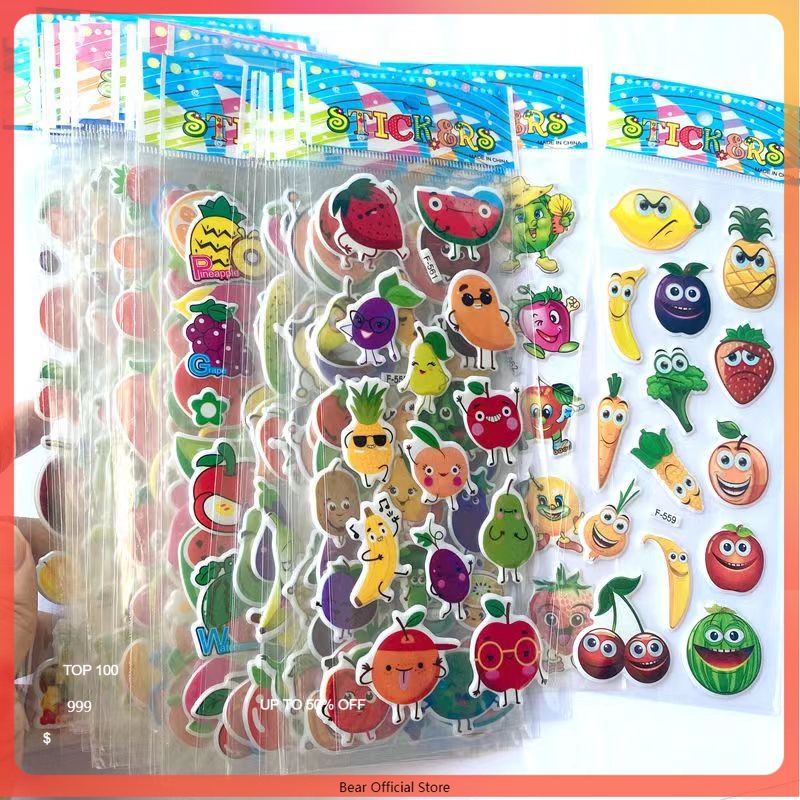 

STIKER 3D ANAK / Stiker timbul 3D/Stiker mainan anak