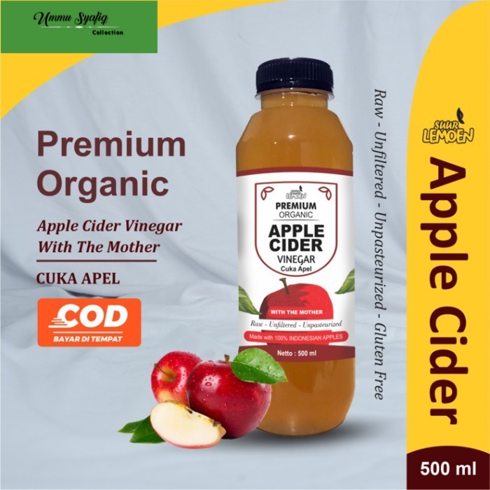 

CUKA APEL Apple Cider Vinegar Organik Untuk Diet Alami - 500 ml