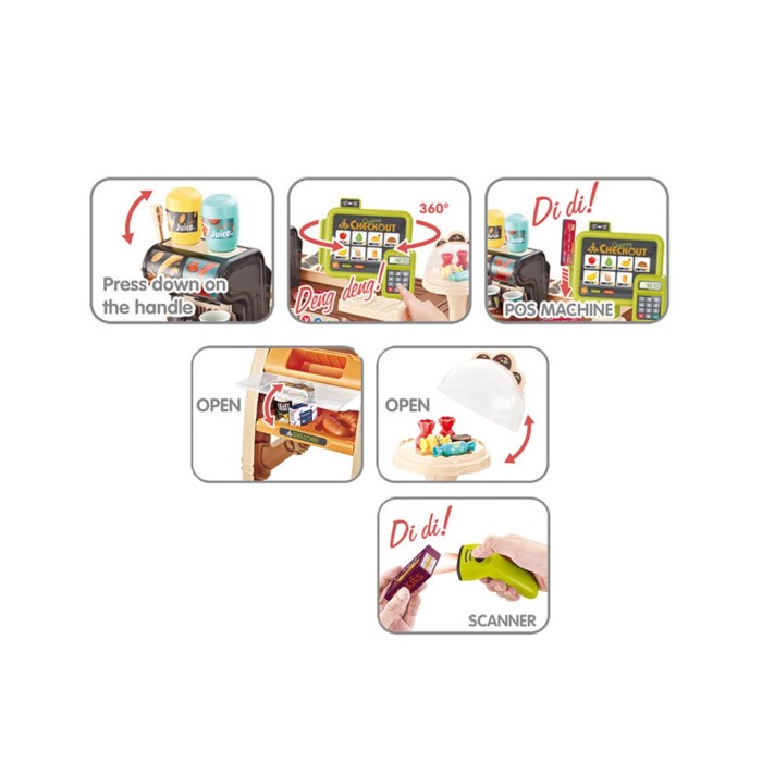 Mainan Edukasi Anak Home Supermarket Jumbo / Supermarket Terlengkap