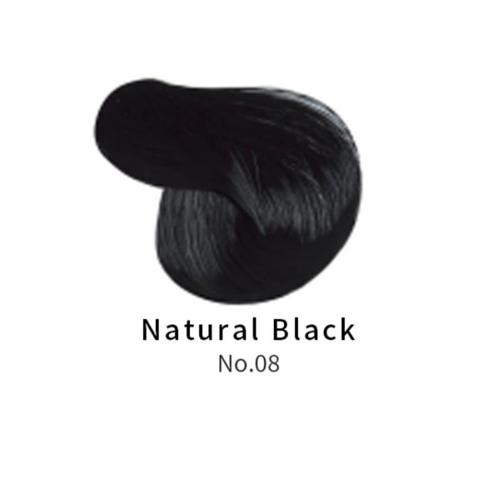MOKERU Argan Oil Dye Hair Shampoo / Sampo Pewarna Rambut Penutup Uban - Natural Black