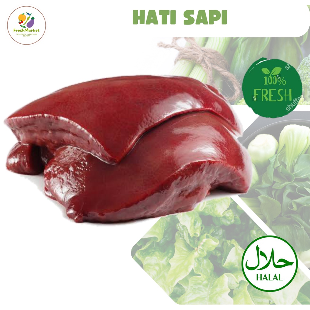 

Hati Sapi Segar 500 Gram Halal 100% Freshmarketlampung