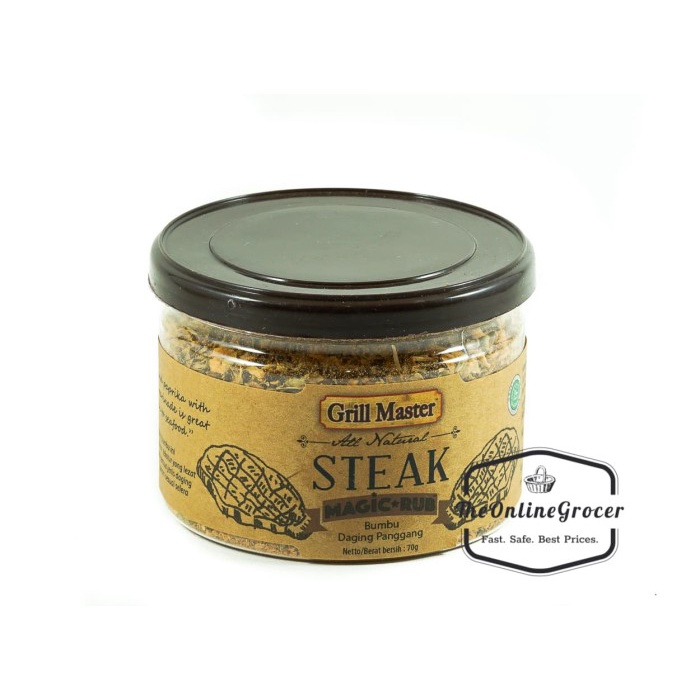 

MurMer Jay's Grill Master Steak/Chicken Magic Rub/Bumbu Daging 70gr - Chicken Rub