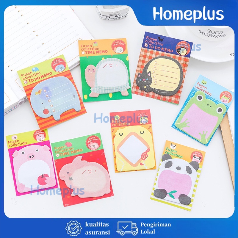 

HomePlus Sticky Notes Motif Hewan Lucu Notes Animal Motif A3 Catatan Memo Tempelan Kertas Note Karakter Animal Lucu Catatan Memo Note Karakter Animal Lucu Unik