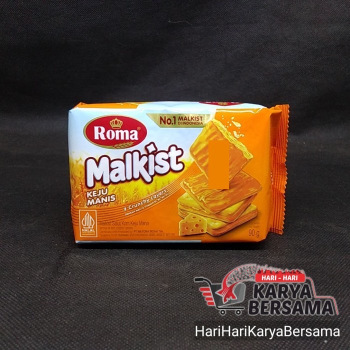 

ROMA MALKIST KRIM KEJU MANIS 90GR