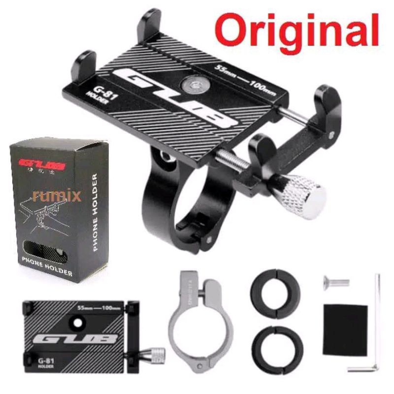 Paket GUB G 81 Dan Breket Motobar Holder Hp Gps Motor FAZZIO NMAX AEROX FAZZIO GENIO VARIO BEAT SCOO