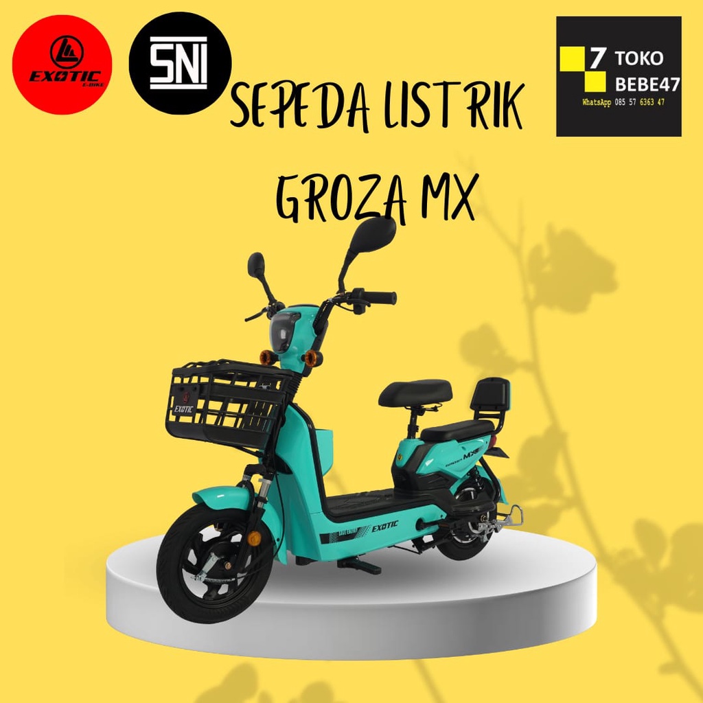 SEPEDA LISTRIK GROZA MX PACIFIC EXOTIC