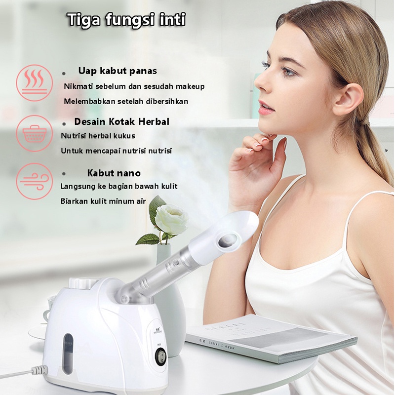 Steamer muka face wajah salon untuk melembabkan wajah / mesin uap facial