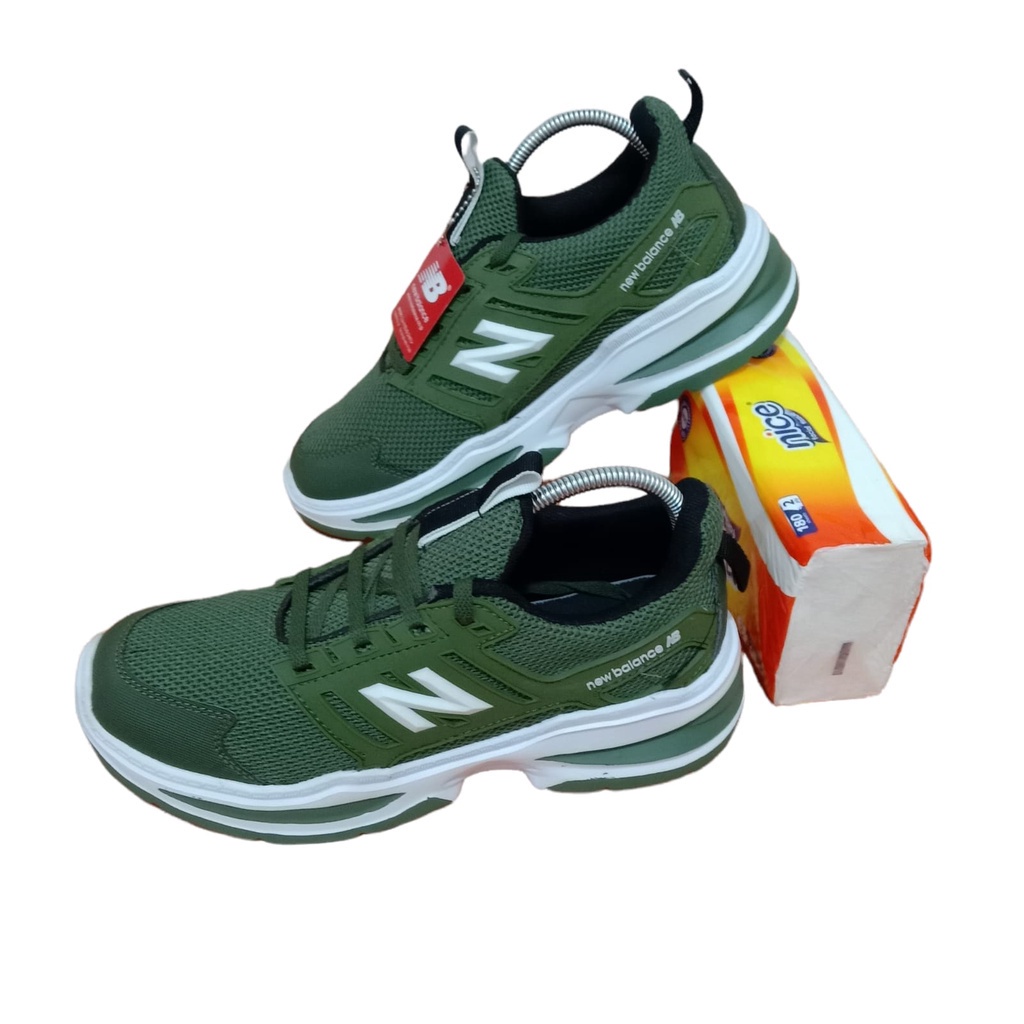 Cuci Gudang Sneakers New Balance Original Hijau ARMY - SEPATU N,B PRIA TERBARU 2023 SPORT-SEPATU CASUAL PRIA SPORT TERMURAH - Spatu Running Ori - Sepatu Balance 530,550,574, - New Balance Running - New Balance Official Store