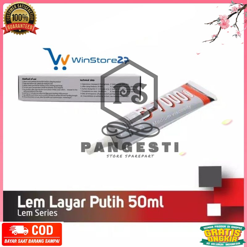

LEM LCD TOUCHSCREEN B7000 50ML LEM SERBAGUNA -NEW