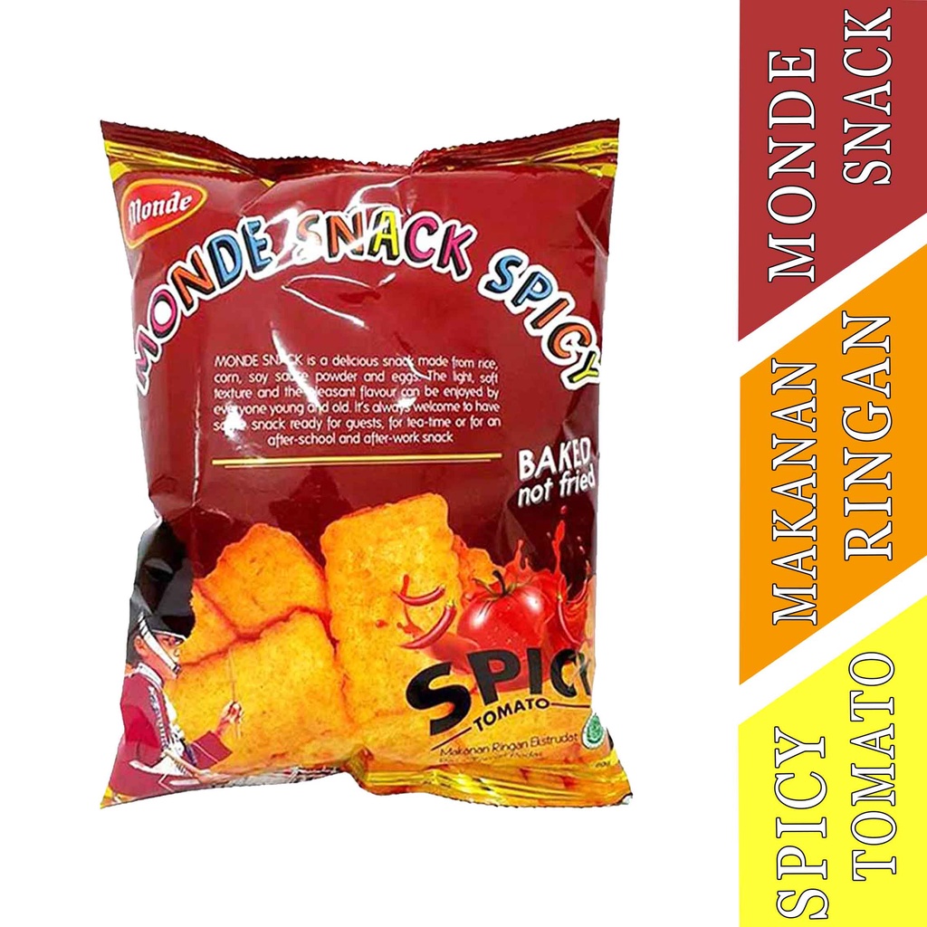 

SPICY TOMATO - MONDE SNACK - MAKANAN RINGAN - 60g