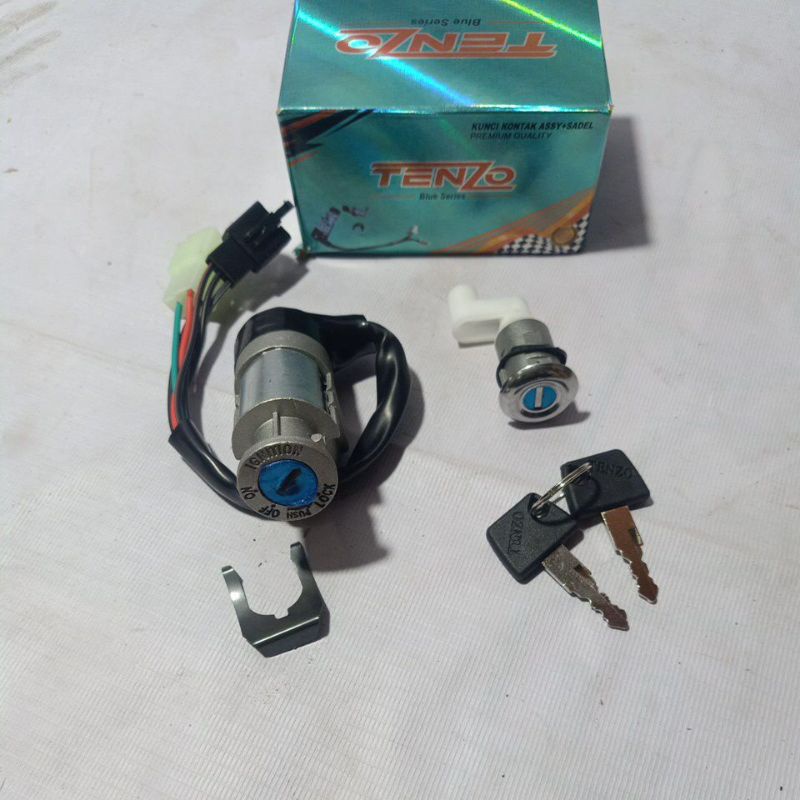 Kunci Kontak Set plus jok Supra-Supra X Lama-Supra Fit Old Original Tenzo Rossi variasi & sparepart