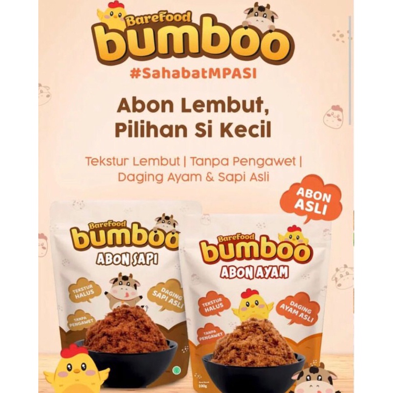 

Bumboo Abon Daging Ayam Asli Non MSG / Topping Mpasi Sikecil