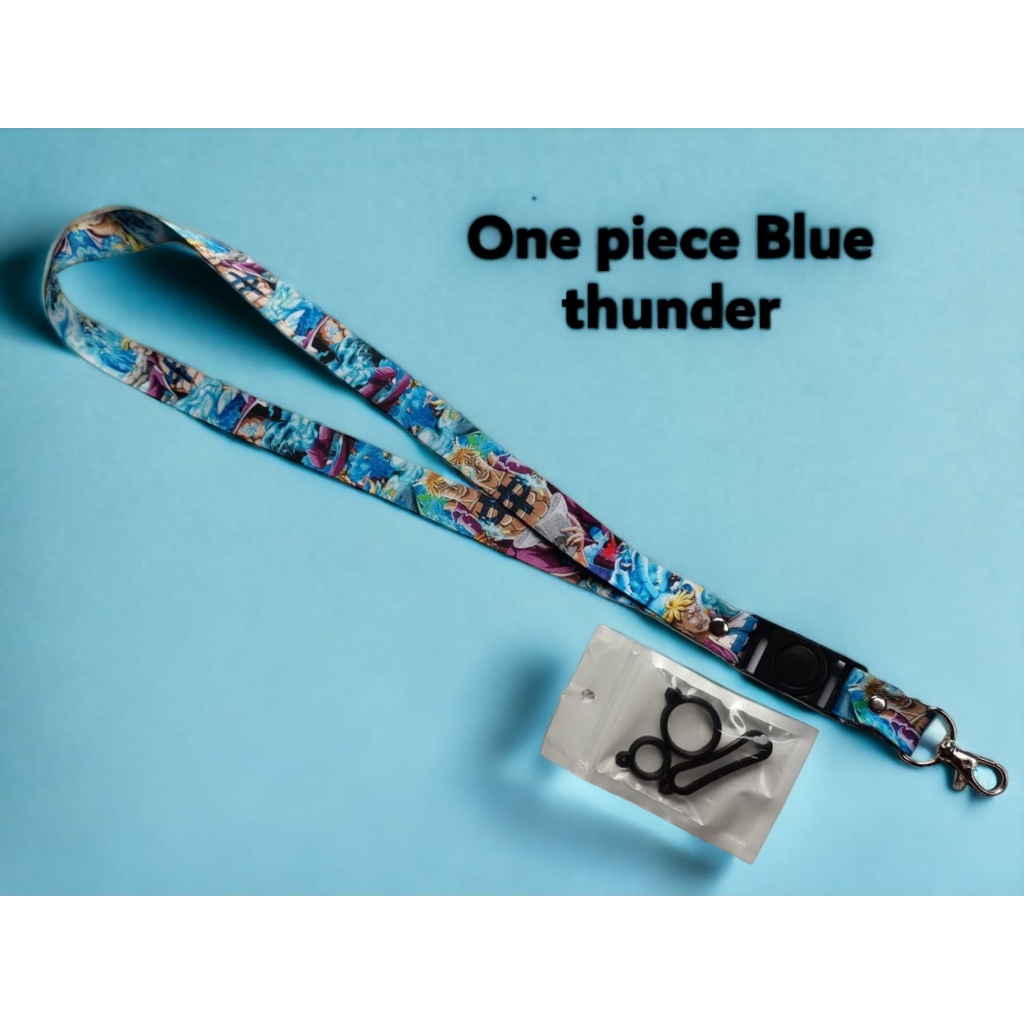 

Lanyard Gantungan ONE PIECE BLUE Full PRINTING