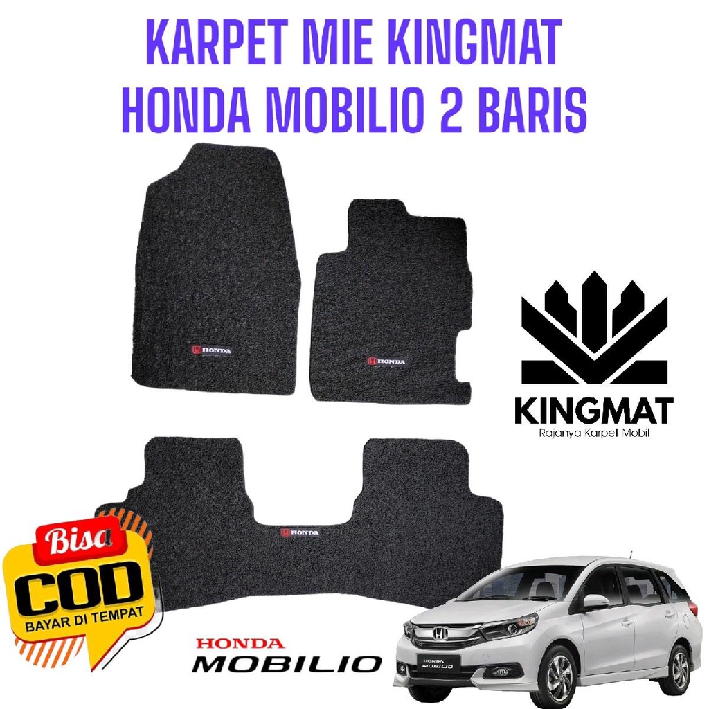 Karpet Mobil Honda Mobilio - 2 Baris / Karpet Mie Mobilio / Aksesoris Mobil Mobilio /