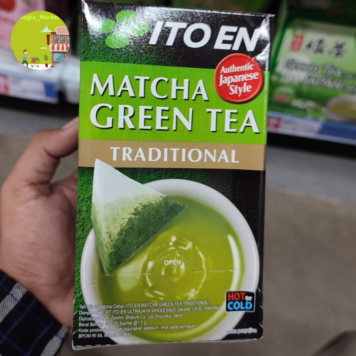 

ITOEN MATCHA GREEN TEA TRADITIONAL 20's X 1,5gr /Box Impor