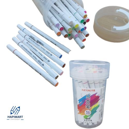 

Pena Cat Air Isi 36 Warna/Spidol Dual Side Fine Art Brush Art Marker