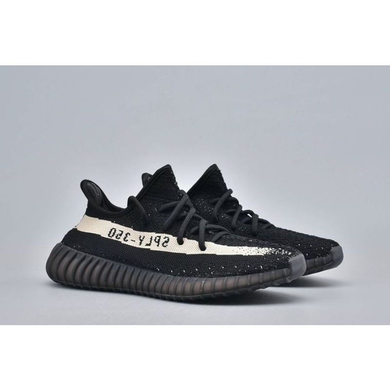 Sepatu Yeezy 350 V2 Core Black Oreo High Premium Original